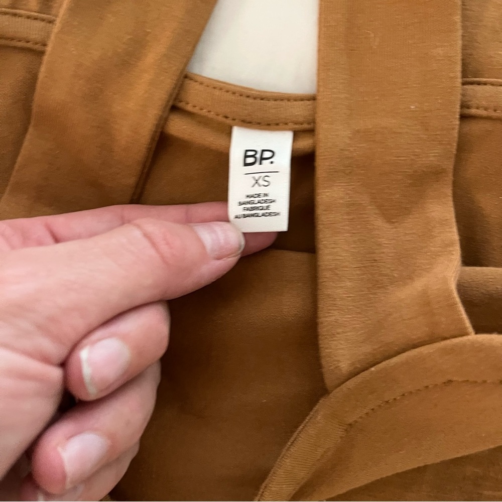 NWT BP Nordstrom Tank Top camel/ tan square neck tank top! - Picture 5 of 5